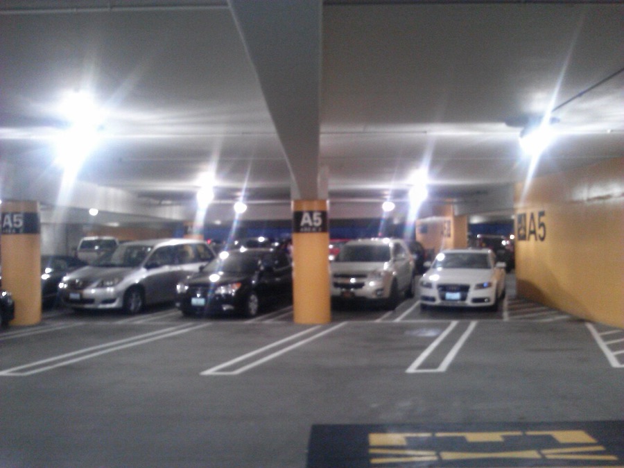 Inside Garage A at the SFO International Terminal